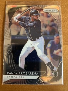 2020 Panini Prizm #53 Randy Arozarena Rookie Card Tampa ...