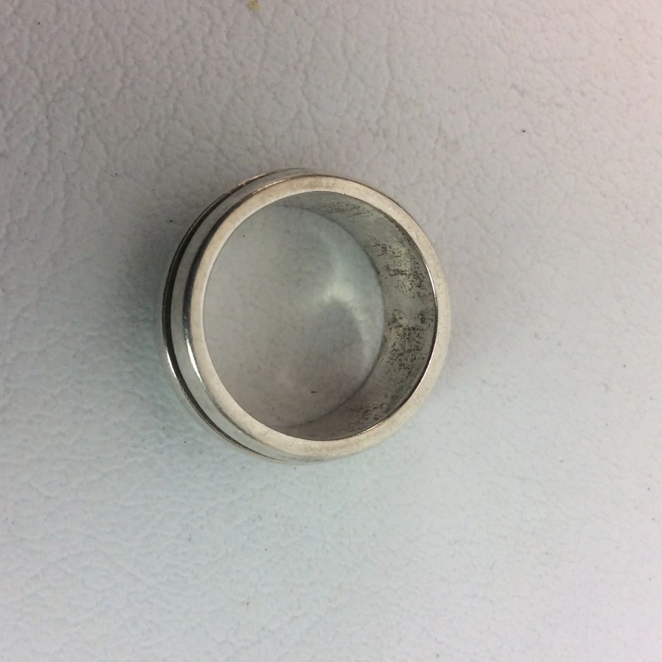 Lindo anel Tiffany & Co 1995 pulseira de prata esterlina 925 tamanho 6 - Imagem 4 de 4