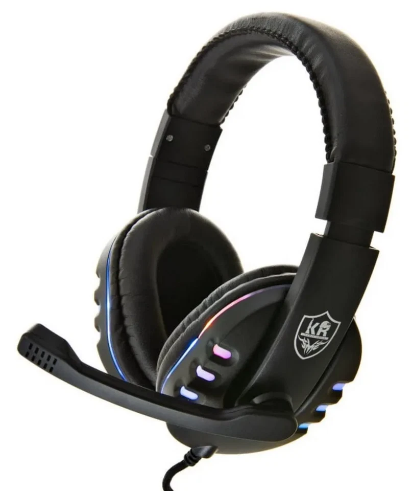 CUFFIE GAMING CON CONTROLLO VOLUME E AURICOLARE MICROFONO PER PS4 XBOX ONE PC - Immagine 4 di 4