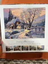Ceaco Thomas Kinkade Winter Evening Gathering 1000 Piece Jigsaw Puzzle
