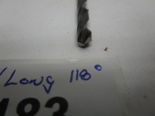 Broca 7/32 .2187" X 4-3/4" recubierta de óxido 118 grados nueva/reafilada lote de 8 - Imagen 3 de 3