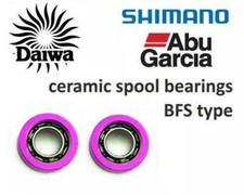  2 5x11x4 ABEC-7 BFS Micro Ceramic Spool Bearings ABU GARCIA DAIWA PENN SHIMANO