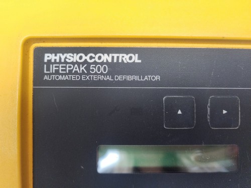 Physio-Control AED Lifepak 500 ~ Automated Defibrillator W/ Case - Picture 6 of 11