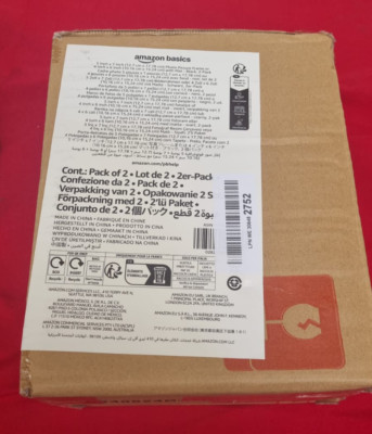  Amazon Basics rechteckiger Bilderrahmen, Nickel, 2er Pack, 13 x 18 cm 