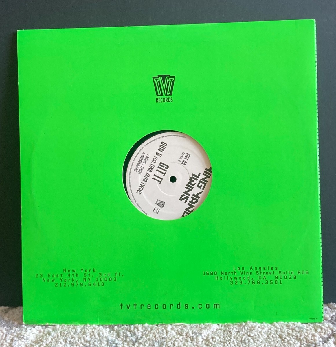 Ying Yang Twins Bedroom Boom / Git It TVT Records TV-2533-0