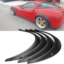 For Chevrolet Corvette C3 C4 C5 C6 4pcs Fender Flares Wide Body Kit Wheel Arches
