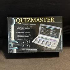 Quizmaster Excalibur Handheld Electronic Quiz Game Not Tested
