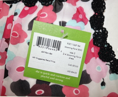 Kate Spade Baby Girls Dress Toddler Girl Blooming Floral Infant