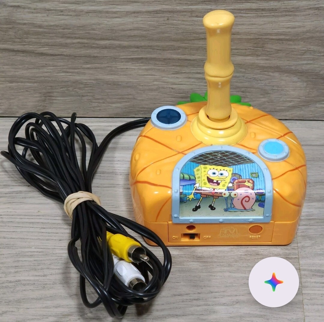 Spongebob Jakks Dilly Dabbler Pineapple Plug n Play TV Game 2004