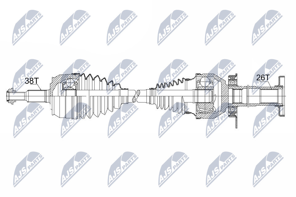 Nty Driveshaft For Vw T5 2.5Tdi 03-09 /Right,Mtm - Image 5