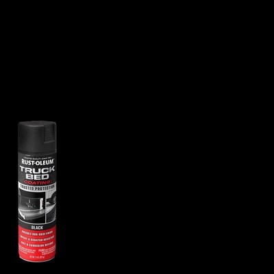 Rust-Oleum Automotive Flat/Matte Black Truck Bed Coating 15 oz (Pack of 6)