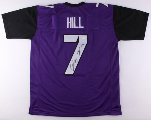 Kenny Hill #7 Signed TCU Horned Frogs Jersey (JSA COA) - Picture 1 of 4