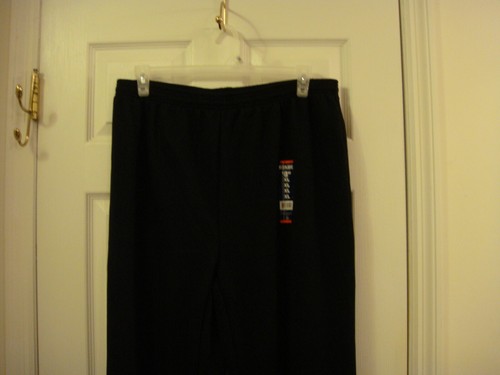 Pantalones deportivos Mission Ridge para hombre negros cintura elástica y puños talla XL nuevos con etiquetas - Imagen 2 de 4