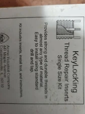 Thread repair insert kit heli coil keylock KTW 10-24