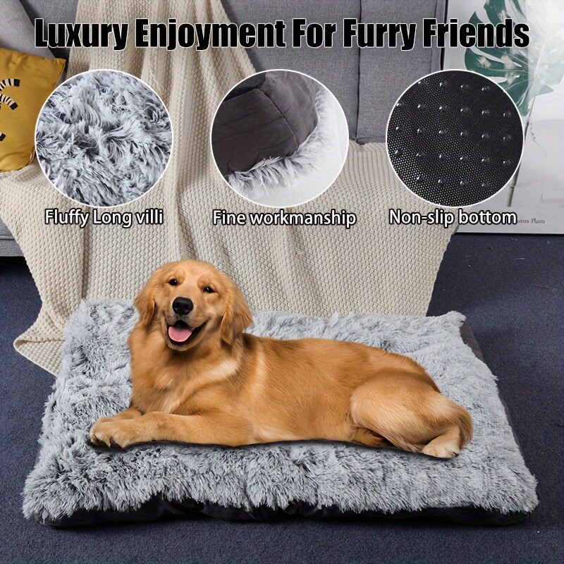 Luxury Pet Dog Bed For Small Large Dog Plush Cozy and Warm