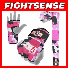 FIGHTSENSE Boxing Gel Gloves,MMA,Grappling Gloves with Hand Wraps,Inner Gloves,