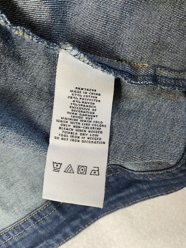 DKNY Jean Jacket O71827DG Girls Size 6 Youth a28 - Picture 8 of 8