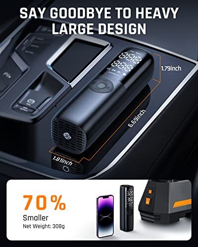 portable inflator for tires