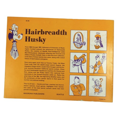 Hairbreadth Husky University Washington Huskies 60-81 Games Book Bob McCausland - Picture 2 of 12