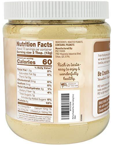 PB2 Pure Peanut Butter Powder - 2 lb/32 oz Jar - No Added Sugar No Added Salt... - Picture 2 of 9