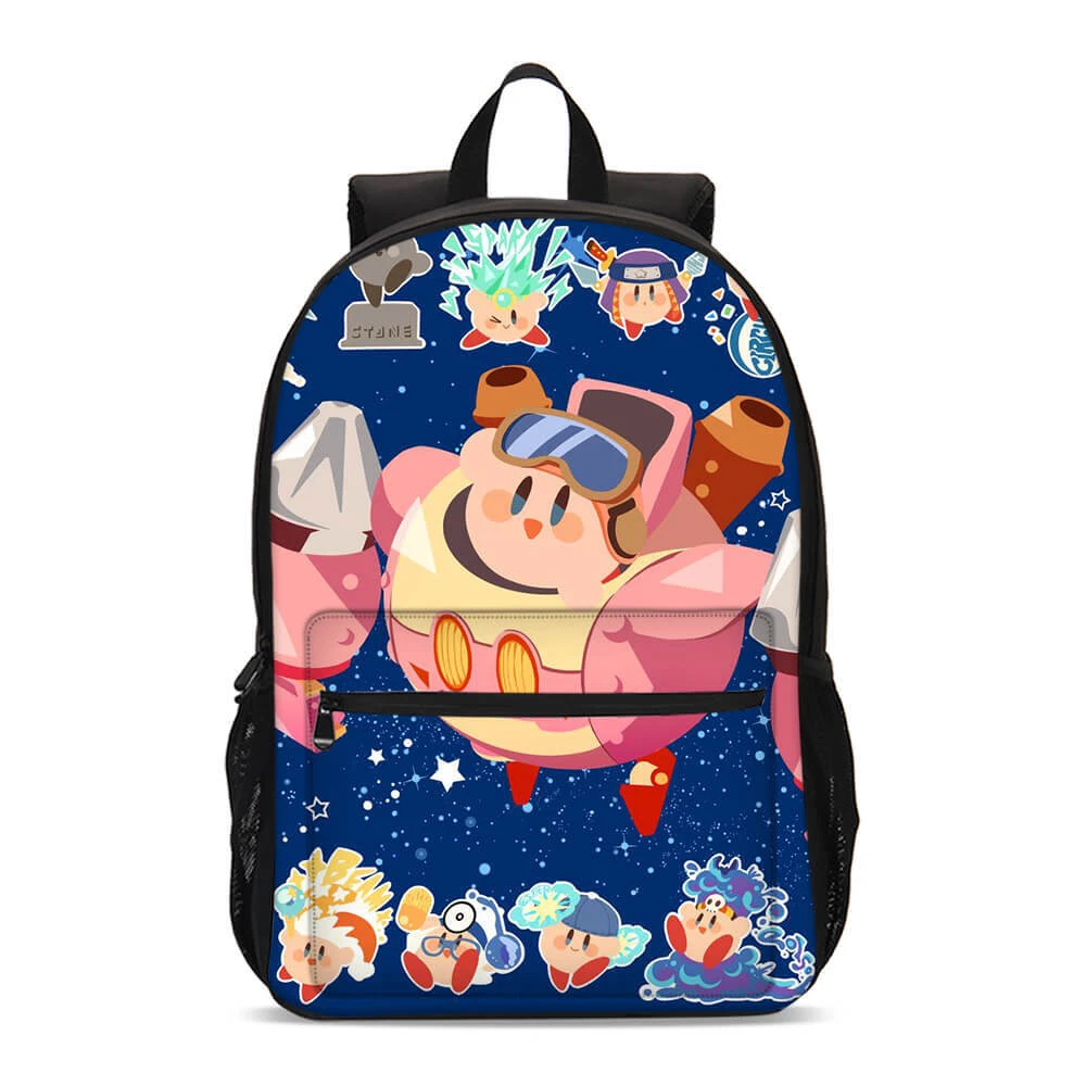 Kirby Cartoon Game Students Backpack, School Bag, Back To School Gift