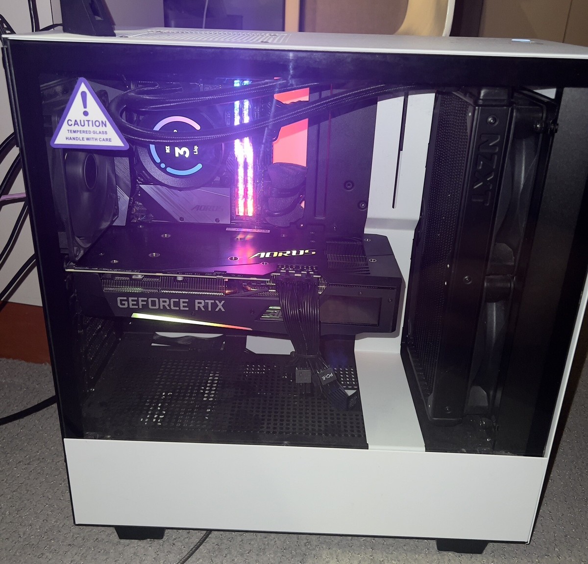 Case 10850k 3070 Gaming PC 32 GB Ram, NVIDIA RTX 3070, Intel I9