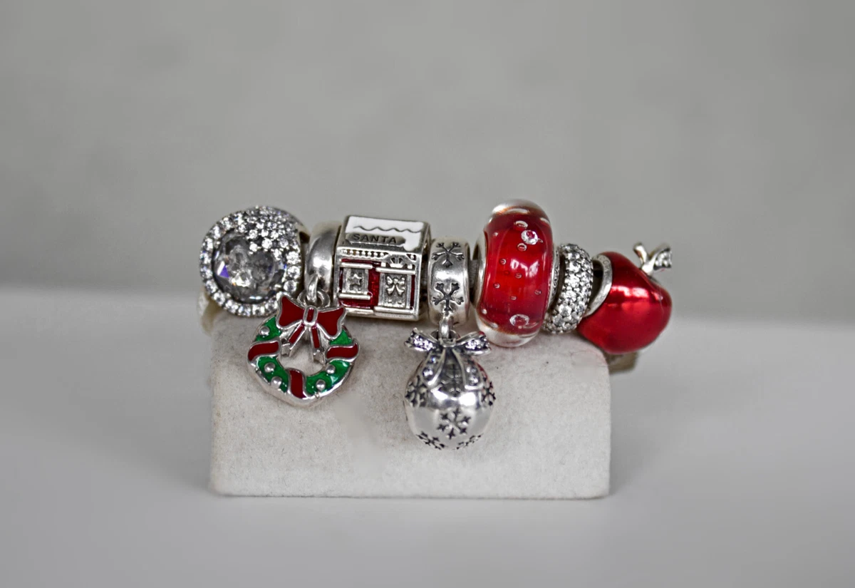 Authentic Pandora Christmas Charms set of 7