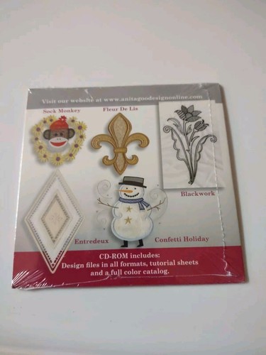 2014 Design Sampler Anita Goodesign Embroidery Machine Design CD NEW - Picture 2 of 2