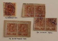 1901 lot of 7 stamps stamp Steambo Marco Polo-A476