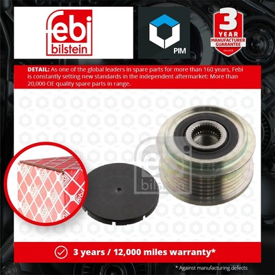 Overrunning Alternator Pulley fits FIAT DUCATO 250 2.3D 2006 on Clutch 77364082