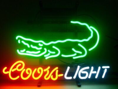 Coors Light Beer Crocodile Aligator 24 Coors Light Beer Crocodile Aligator 24