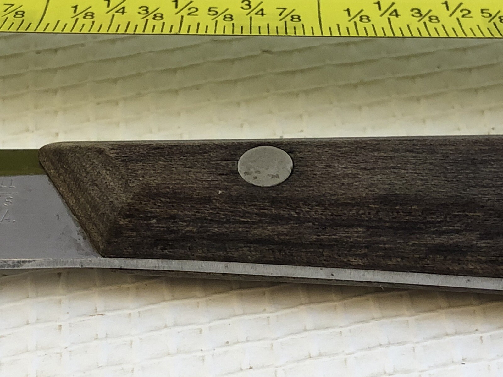 Dexter Russell Steak Knife Partial Serrated 3.5” Wood Handle Half Tang