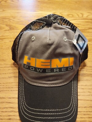 Hemi Powered Trucker Hat Mopar Adjustable NWT