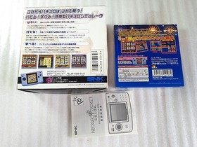 Neogeo Pocket Color Console Aruze Limited Carbon Black Boxed SNK CIB Tested Exc
