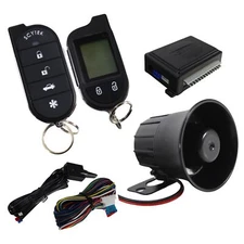 A777 2-Way Remote Control Keyless Entry Security System, Anti-Theft with Siren