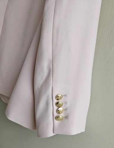 J Crew Willa Blazer In City Crepe Pink Übergröße 18  - Bild 6 von 13