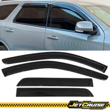 Fits 11-24 Dodge Durango Window Visors Acrylic Rain Sun Guard Deflector 4Pcs Set