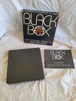 Vintage 1978 Black Box Board Game The Ultimate Game of Hide