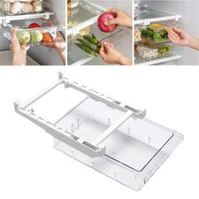 Kitchen Pull Out Fridge Drawer Shelf Organiser Cupboard Holder Storage Box Tidy