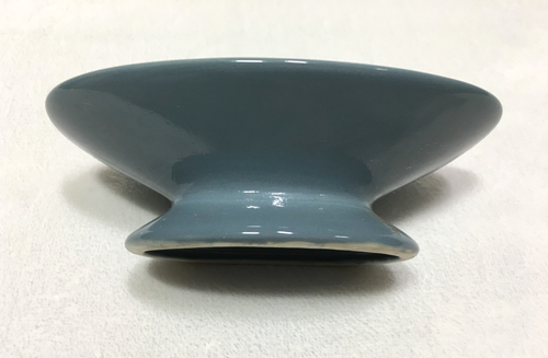 Vintage Blue Ditzy Floral Pedestal Footed Soap Dish - Picture 2 of 5