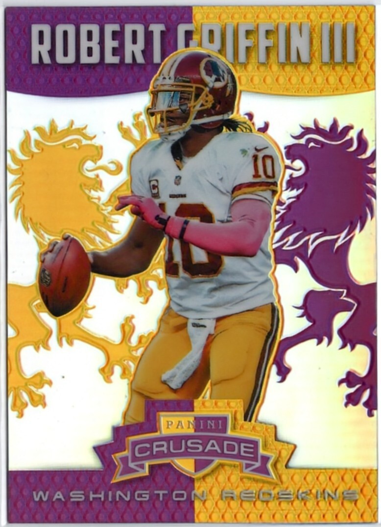 2014 Panini Rookies & Stars Crusade Purple Yellow Robert Griffin