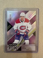 Nick Suzuki 2021-22 Upper Deck Synergy Hockey Synergy FX Refractor, 736/749
