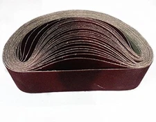 3" x 24" Sanding Belts Aluminium Oxide 40/60/80/120 Grits Sander Abrasive