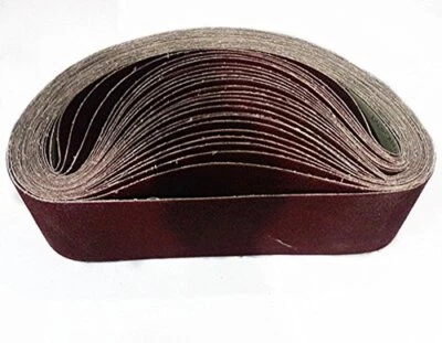 ROXX 3" x 24" Sanding Belts Aluminium Oxide 40/60/80/120 Grits Sander Abrasive