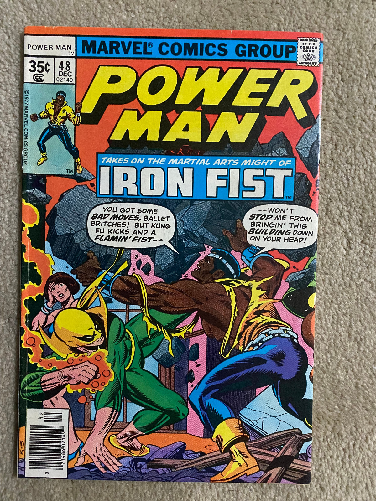 MARVEL COMICS LUKE CAGE POWER MAN 48 (1977) Meets IRON FIST eBay