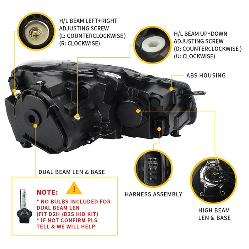 LED DRL Projector Headlights For Volkswagen Golf Mk6 2010-14 With Demon Eye - Picture 10 of 15