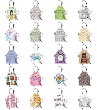 Ambesonne Sketch Apron Unisex Kitchen Bib with Adjustable Neck Cooking Baking