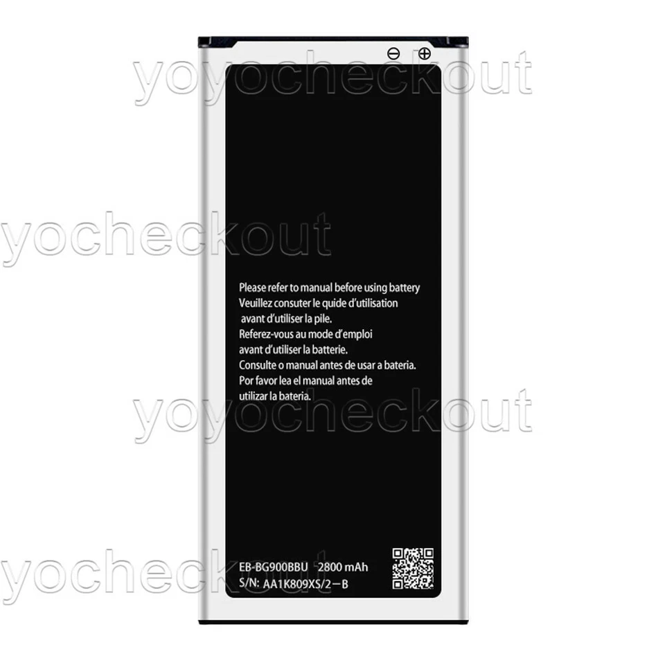 Batería para teléfono celular Samsung Galaxy S5 EB-BG900BBU 2800mAh 3.85V NUEVA + Herramienta Foto 3 de 4