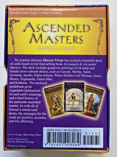 27 Tarjetas Oráculo Maestros Ascendidos, Guía y Caja - NO COMPLETAS - Imagen 3 de 3