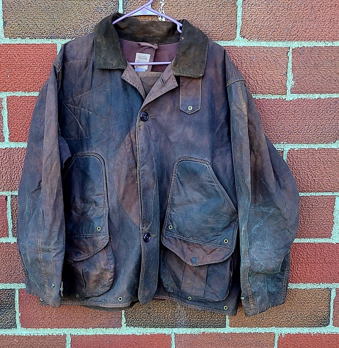 FILSON TIN CLOTH ~ Style 635 Hunting Jacket ~ XL Waterfowl FILSON TIN CLOTH ~ Style 635 Hunting Jacket ~ XL Waterfowl